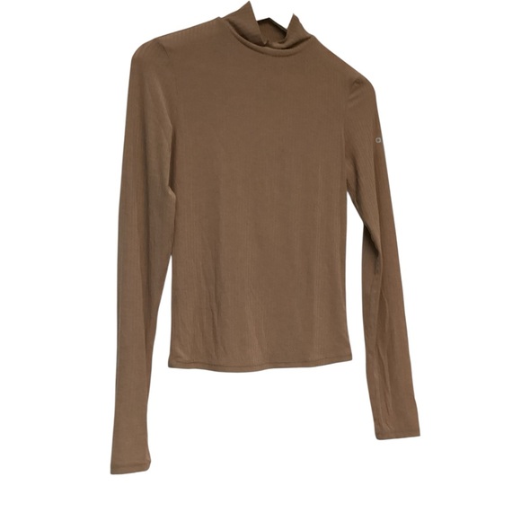 Ribbed Sea Coast Mockneck Long Sleeve - Picture 2 of 4